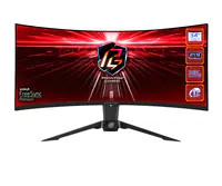ASRock Phantom Gaming PG34WQ15R2B - LED-Monitor - Gaming - gebogen - 86.4 cm (34") - 3440 x 1440 @ 165 Hz - VA - 550 cd/m² - 3000:1 - DisplayHDR 400 - 1 ms - 2xHDMI, DisplayPort - Lautsprecher