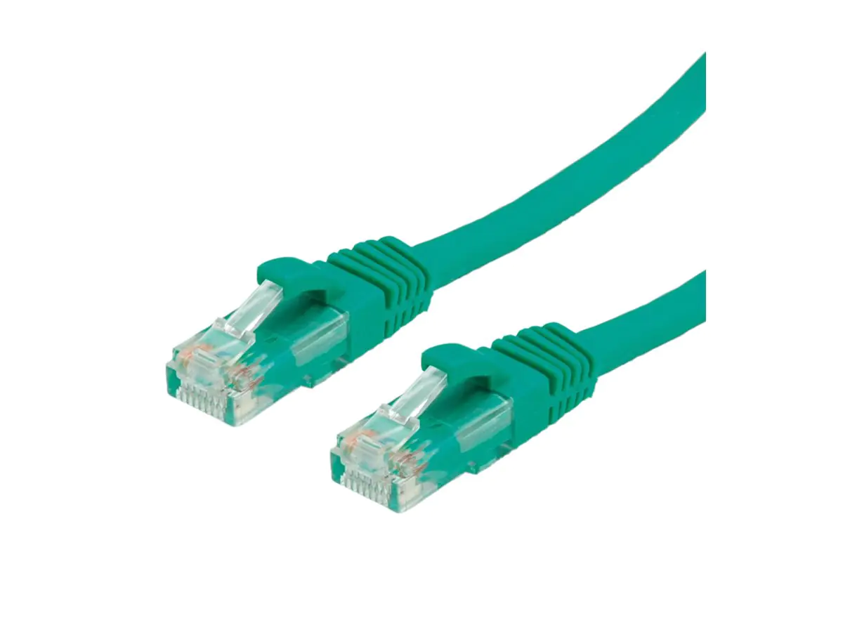 VALUE - Patch-Kabel - RJ-45 (M) bis RJ-45 (M) - 1.5 m - UTP - CAT 6a - geformt - grün, RAL 6016