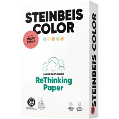 Steinbeis Color blau Recyclingpapier A 4 80 g 500 Bl. - Recyclingpapier - A4 22821431