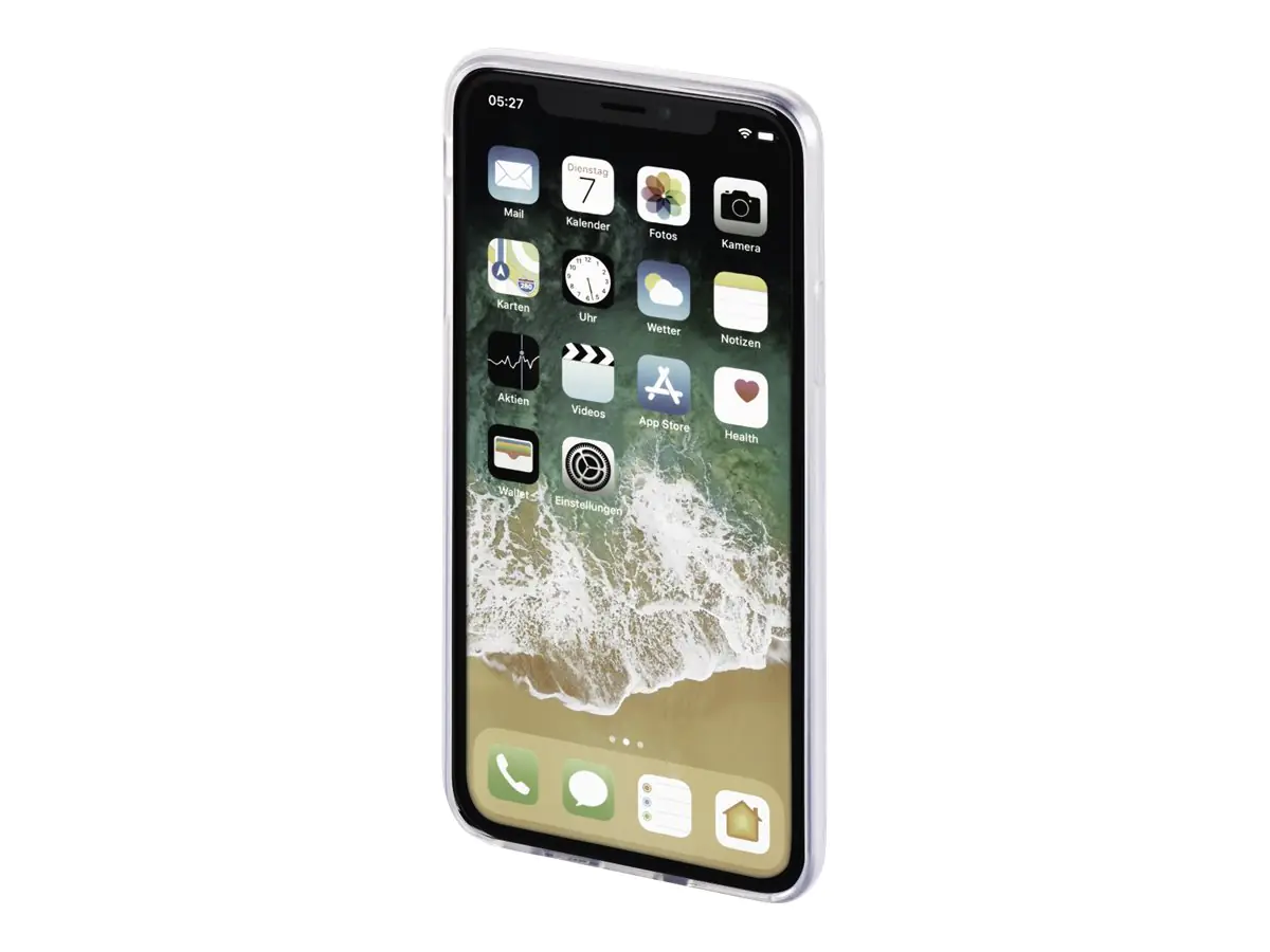 Hama Essential Line "Crystal Clear" - Hintere Abdeckung für Mobiltelefon - Thermoplastisches Polyurethan (TPU) - durchsichtig - für Apple iPhone Xr