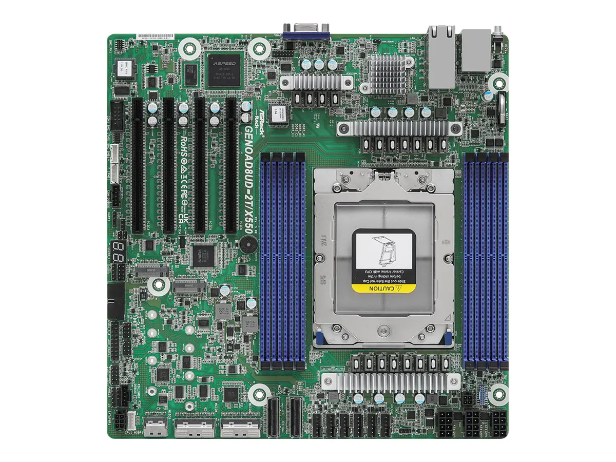 ASRock Rack GENOAD8UD-2T/X550 - Motherboard - Deep Micro ATX