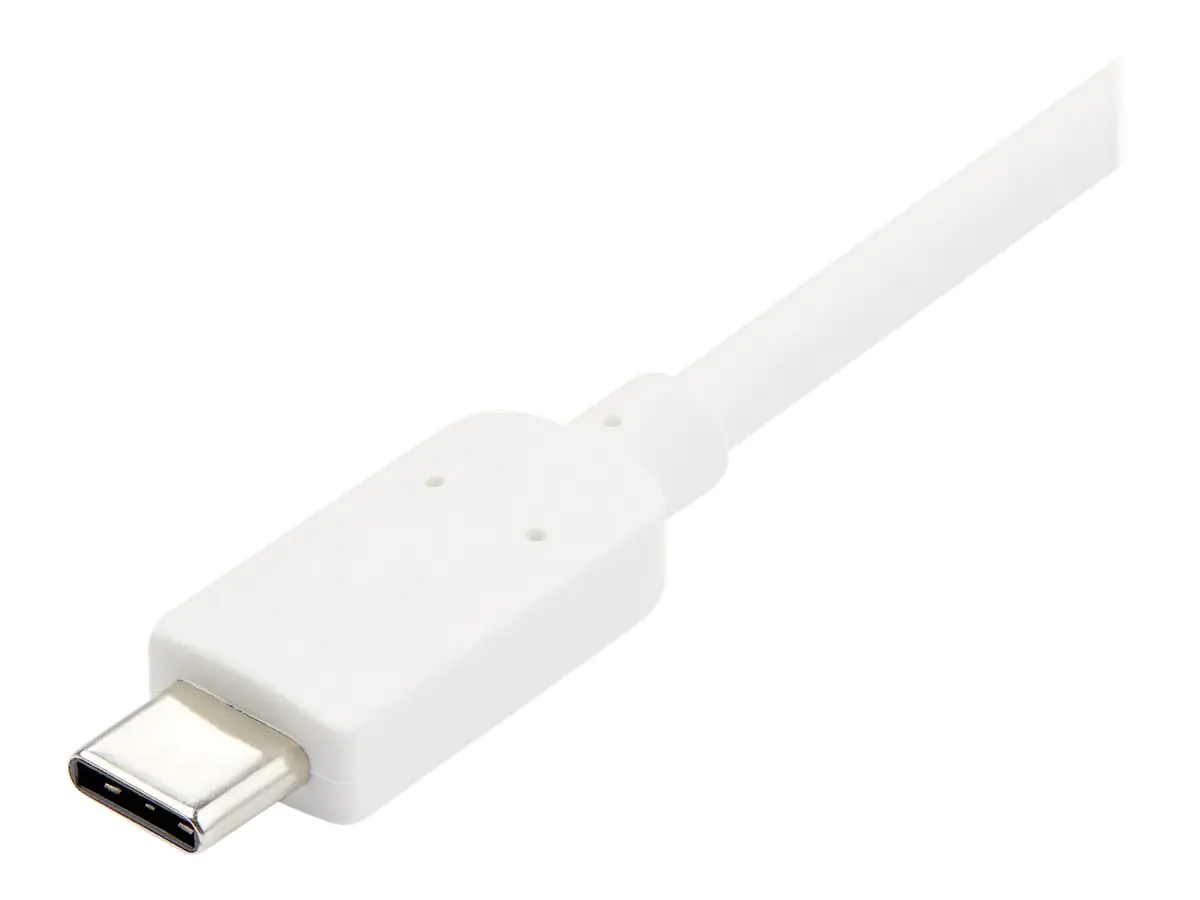 StarTech USB-C auf HDMI Adapter mit USB Stromversorgung - USB Typ C zu HDMI Konverter für Computer mit USB C - 4K 60Hz - Weiß - Externer Videoadapter - USB-C - HDMI - weiß