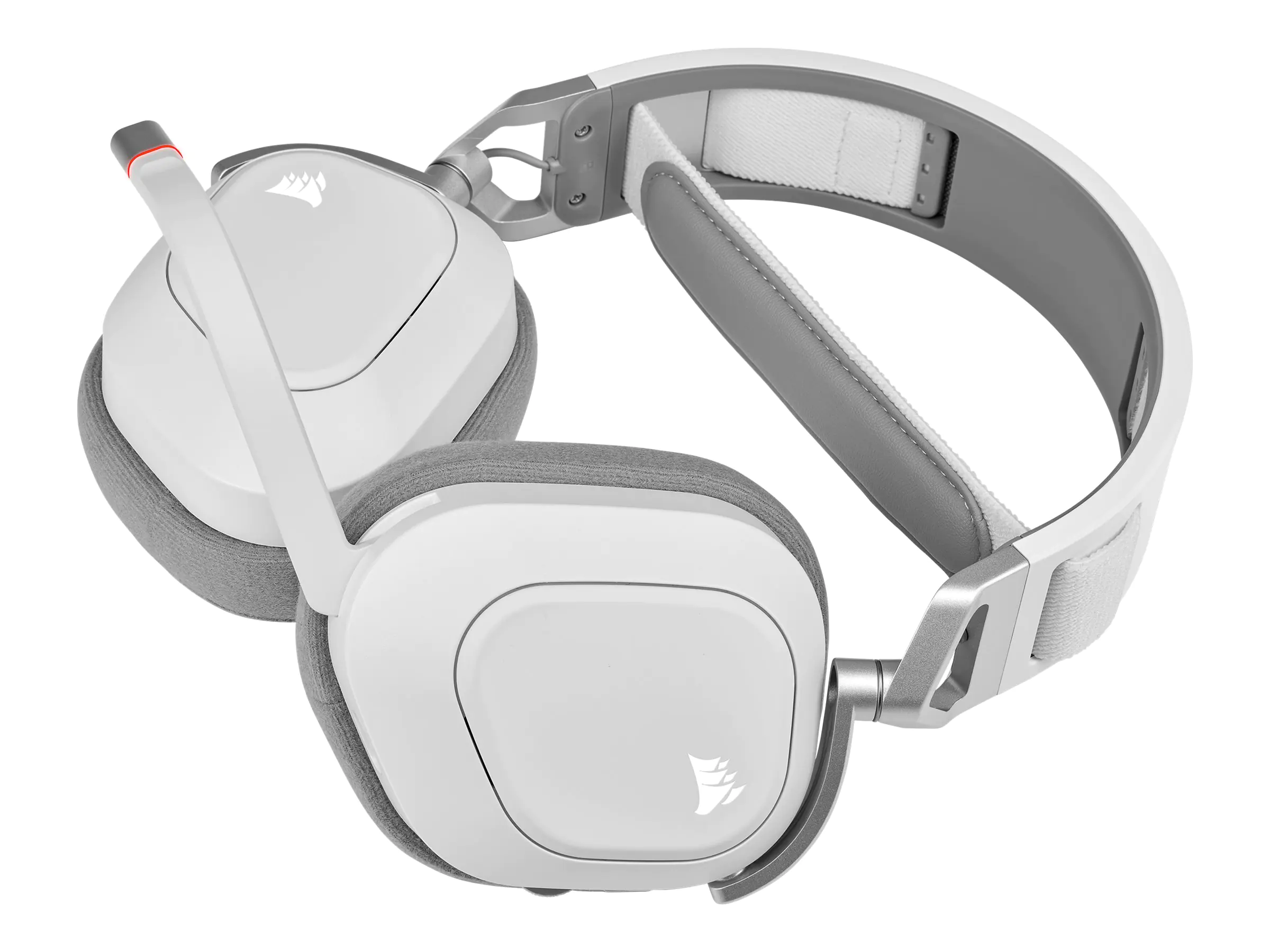 CORSAIR Gaming HS80 RGB - Headset - ohrumschließend - kabelgebunden - USB - weiß
