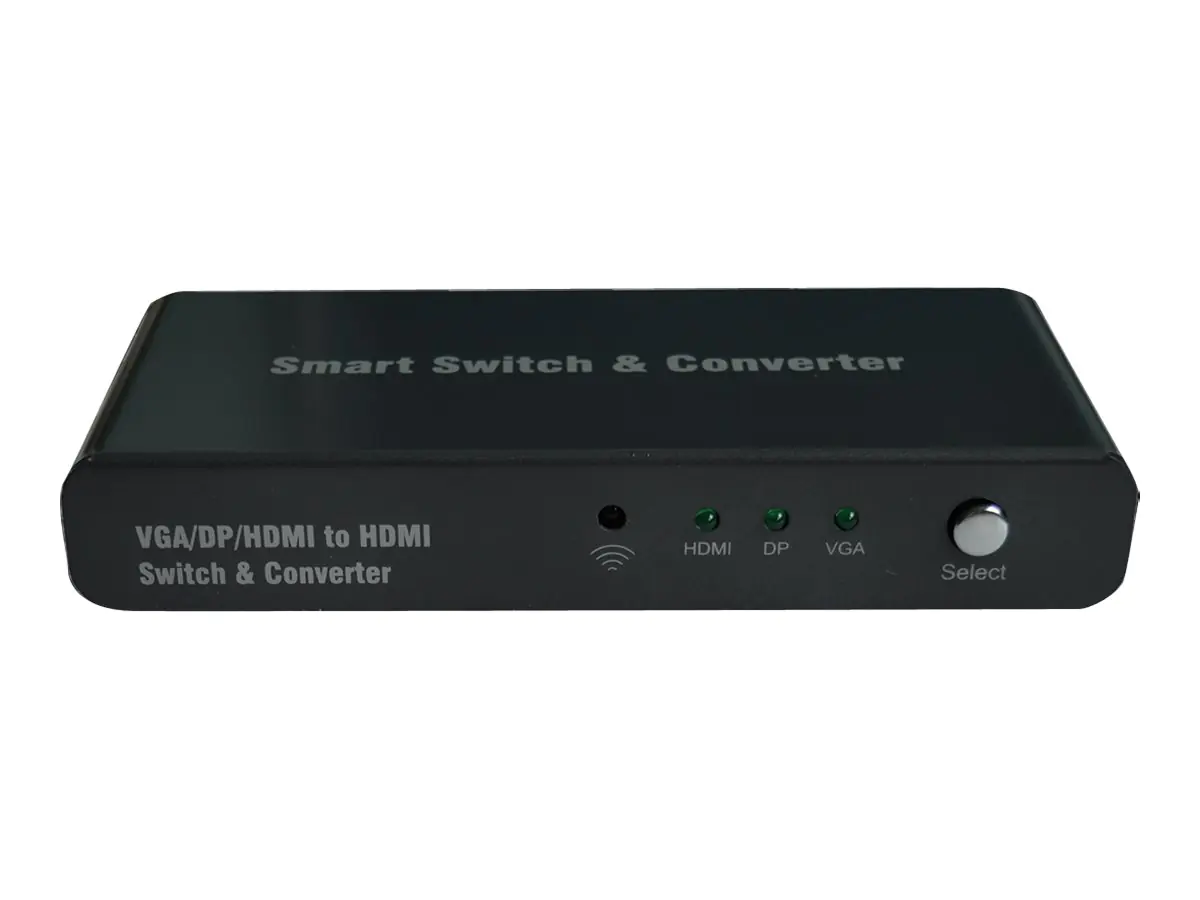 Roline - Videokonverter - HDMI, DisplayPort, VGA - HDMI - Schwarz