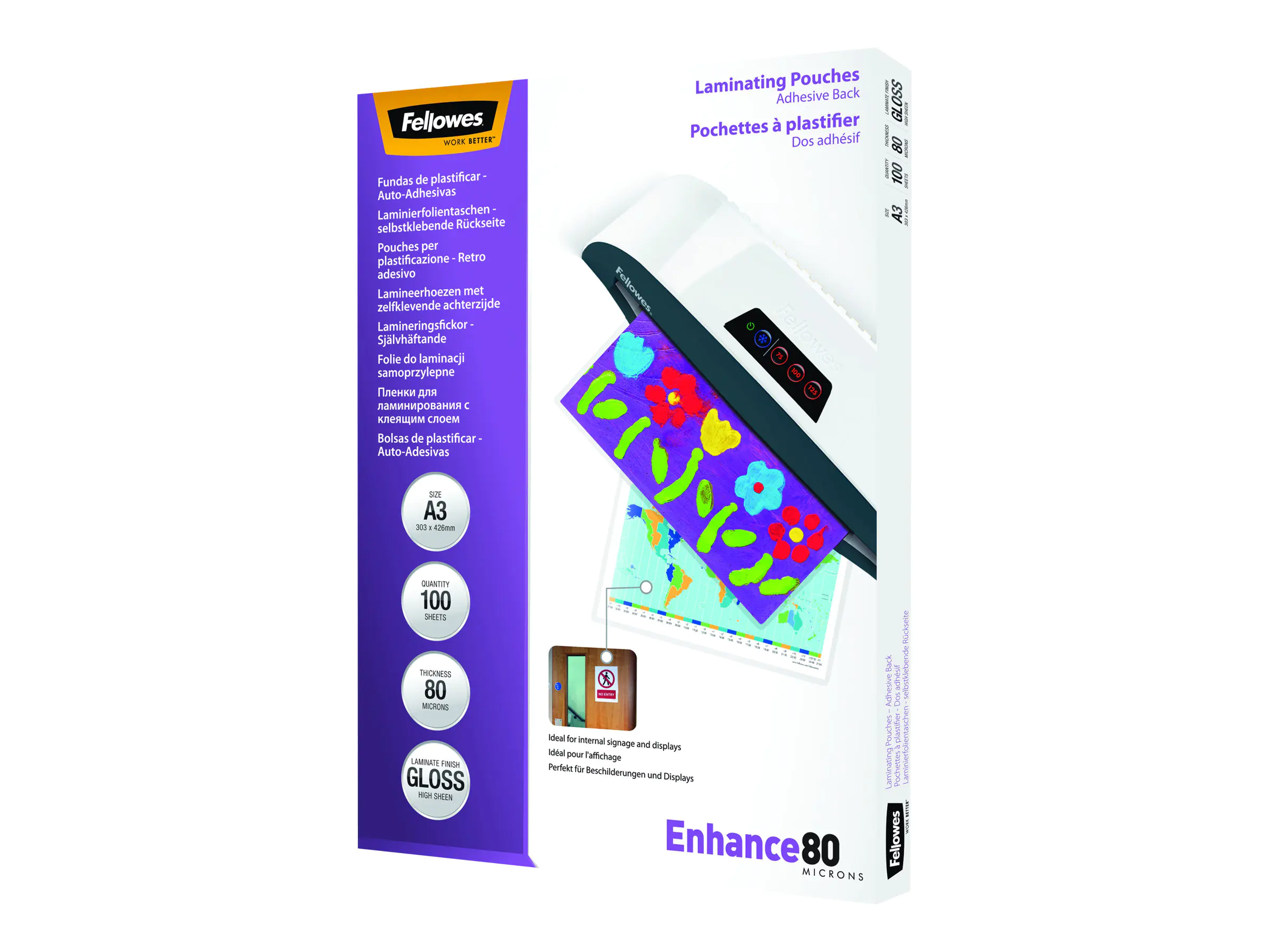Fellowes 80 Mikron - A3 (297 x 420 mm) 100 5302302