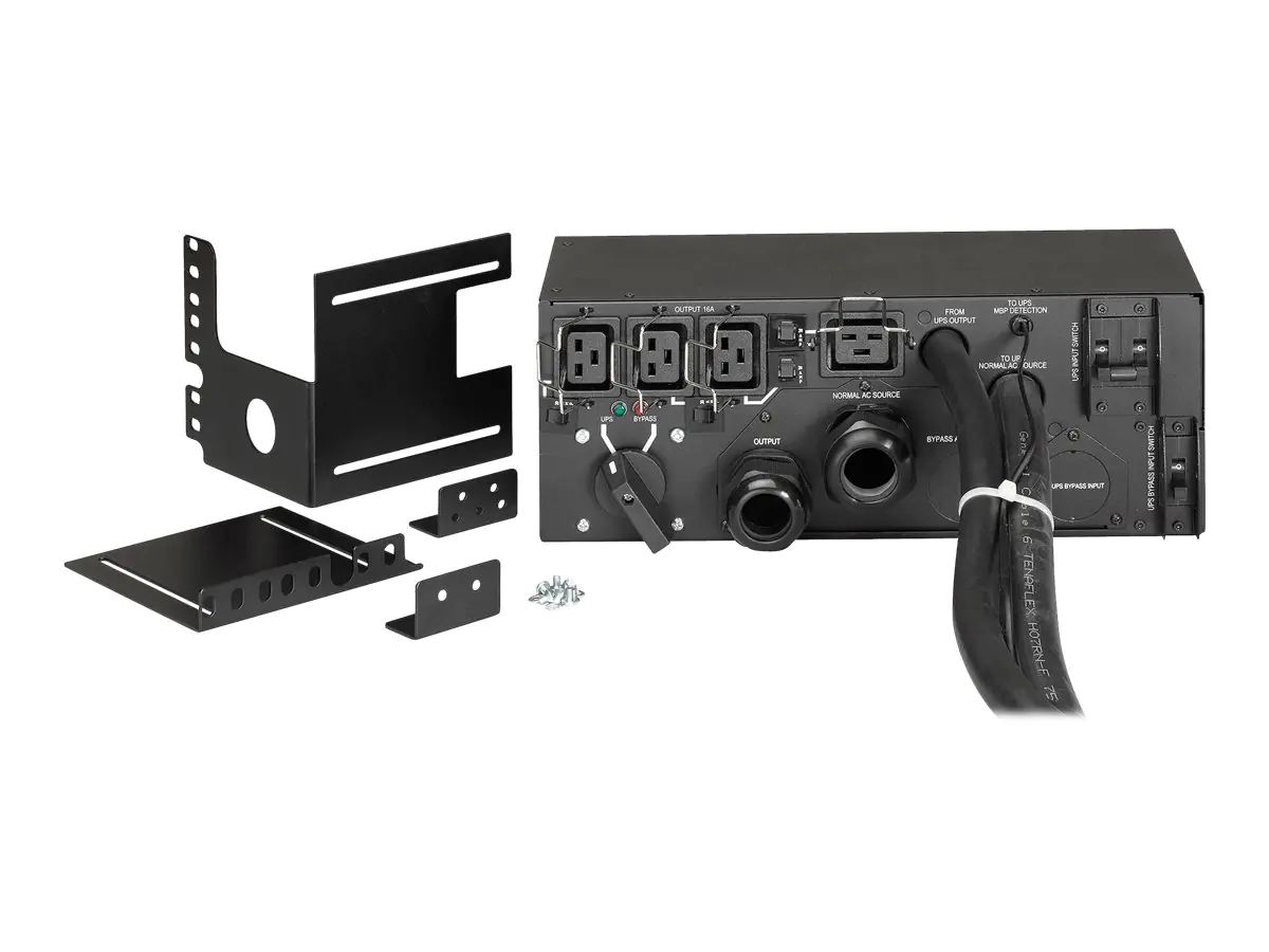 Eaton HotSwap MBP 11000i 3:1 - Umleitungsschalter - 11000 VA - Ausgangsanschlüsse: 4 - 48.3 cm (19")