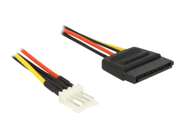 Delock Stromkabel - 4-Pin-Mini -Stromversorgungsstecker (M)