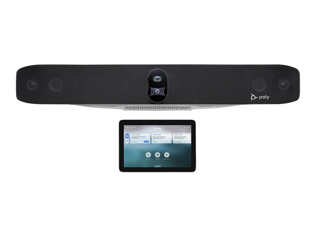 Poly Studio X70 - Kit für Videokonferenzen (Touchscreen-Konsole, Videoleiste) - mit Poly TC10