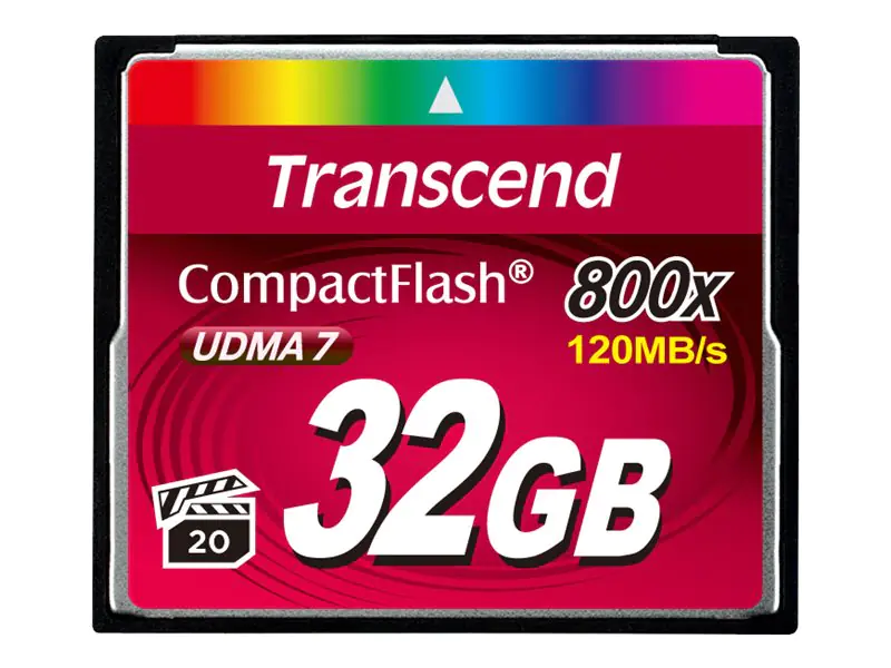 Transcend - Flash-Speicherkarte - 32 GB - 800x - CompactFlash
