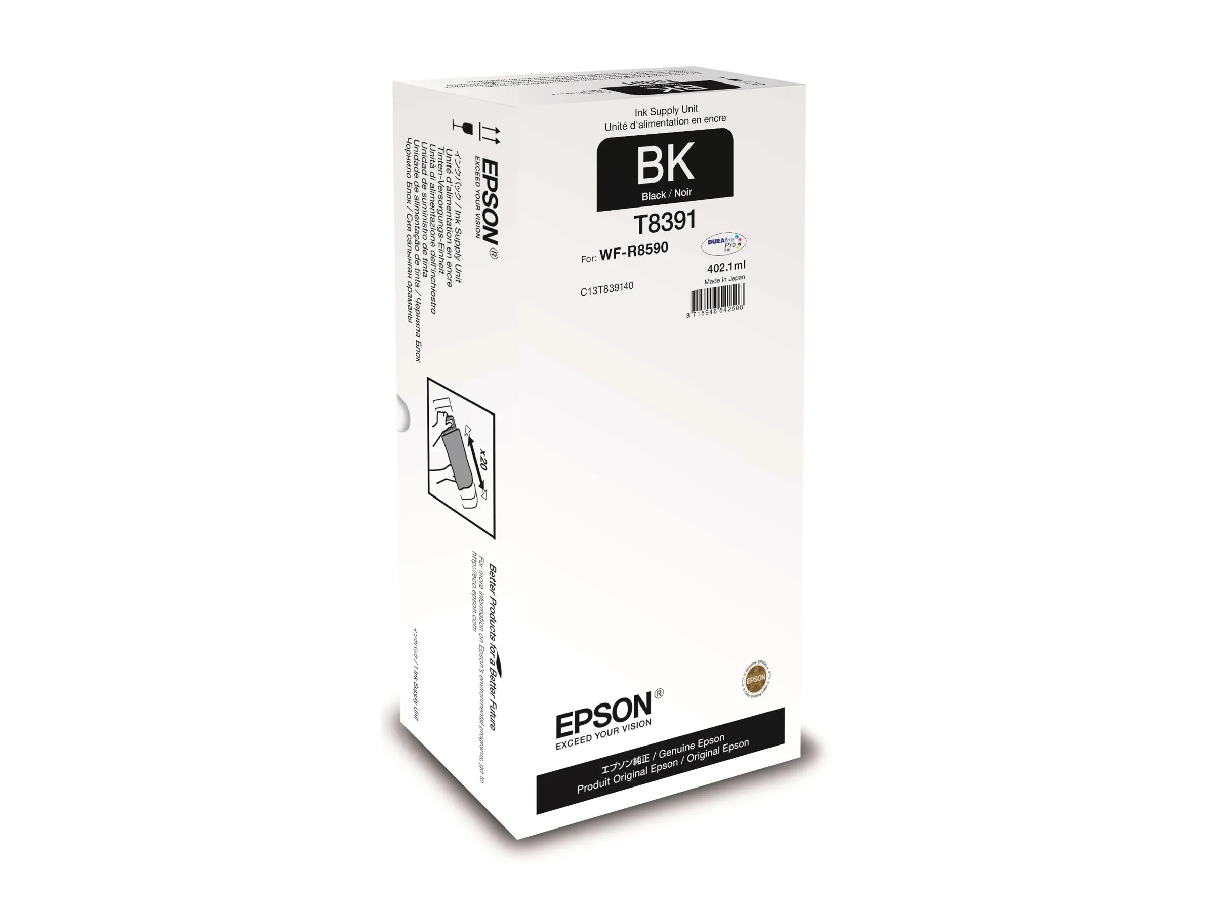 Epson T8391 - XL - Schwarz - original - Tinten -Packung