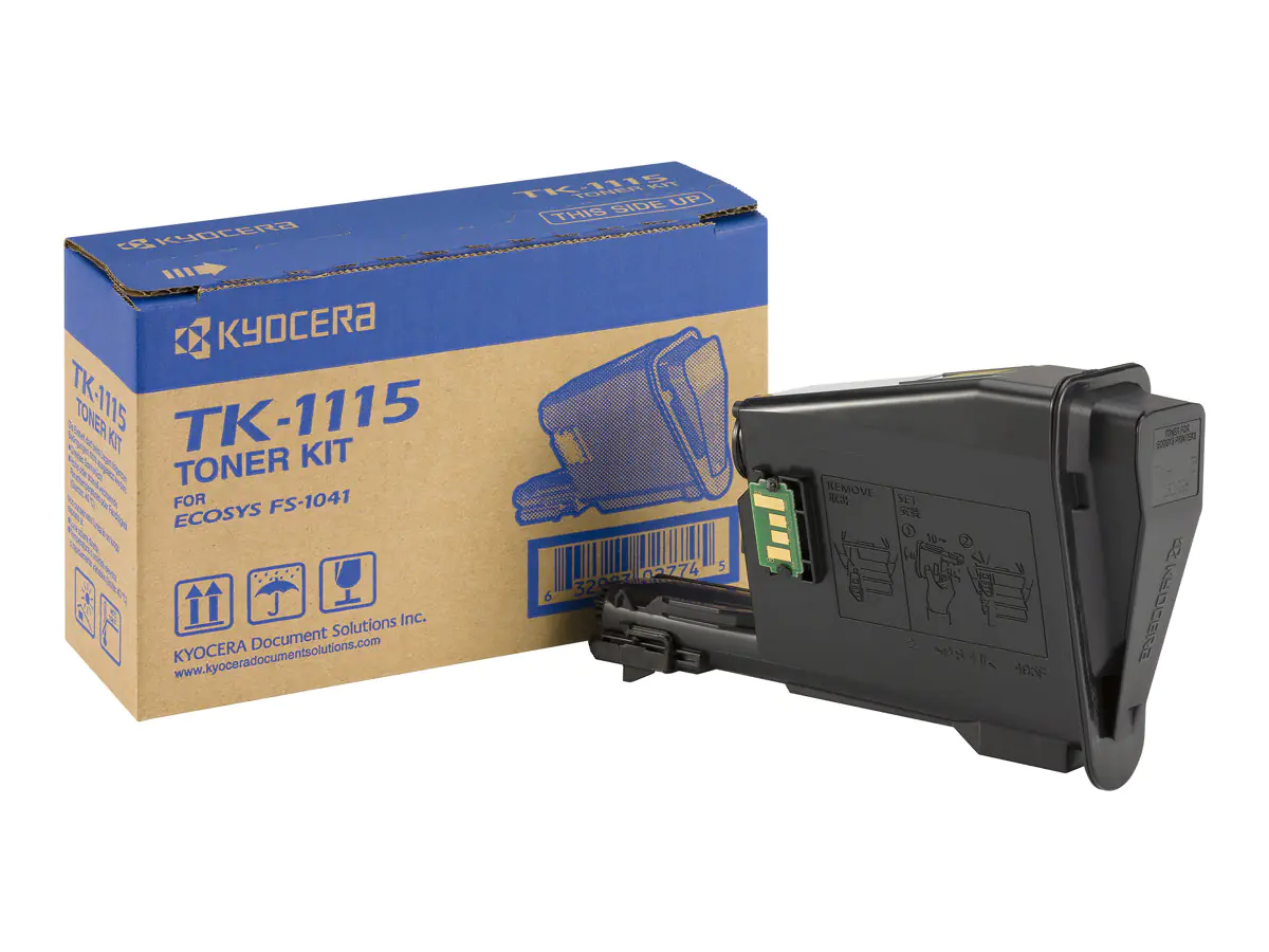 Kyocera TK 1115 - Schwarz - Original - Tonerpatrone - für Kyocera FS-1220MFP, FS-1220MFP/KL3, FS-1320MFP, FS-1320MFP/KL3; FS-1041, 1041/KL3