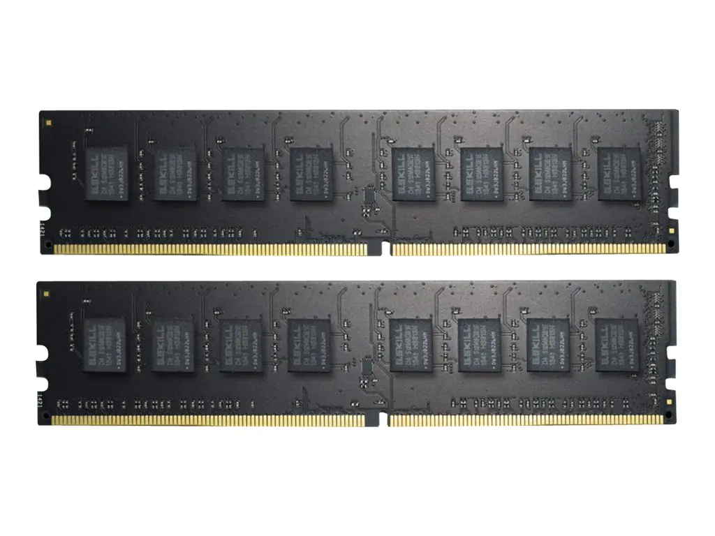 G.Skill Value Series - DDR4 - kit - 16 GB: 2 x 8 GB - DIMM 288-PIN - 2400 MHz / PC4-19200 - CL17 - 1.2 V - ungepuffert - non-ECC