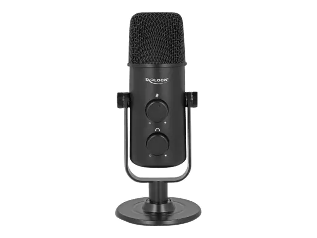 Delock Mikrofon - USB - Schwarz