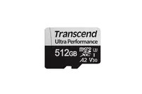 Transcend USD340S - Flash-Speicherkarte (microSDXC-an-SD-Adapter inbegriffen) - 512 GB - A2 / Video Class V30 / UHS-I U3 / Class10 - microSDXC UHS-I