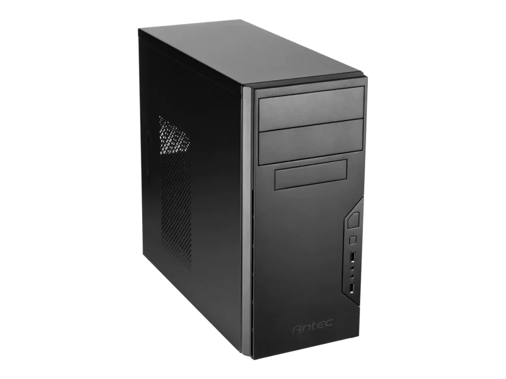 Antec New Solution VSK-3000E - Tower - micro ATX - keine Spannungsversorgung - Schwarz - USB/Audio