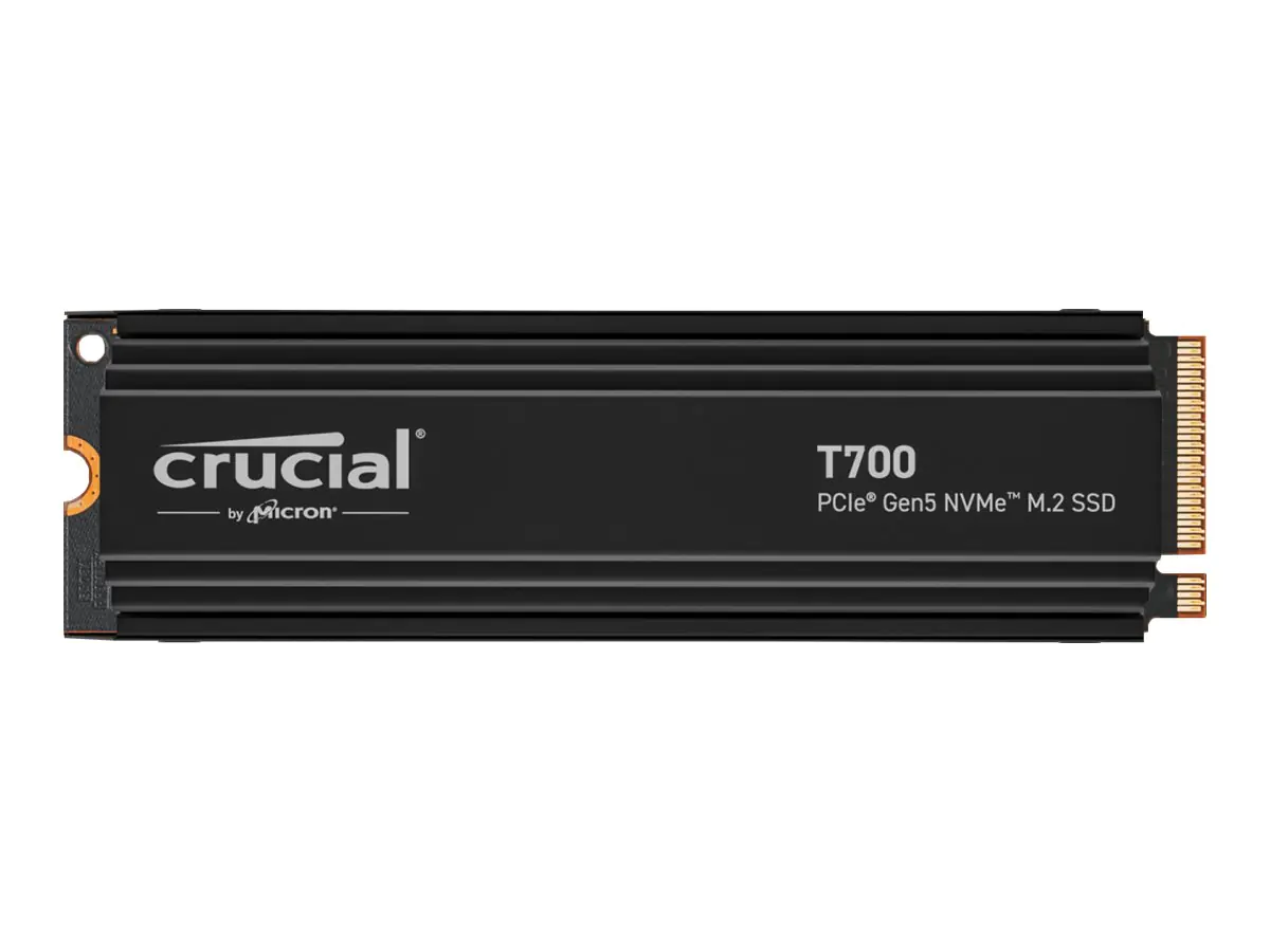 Crucial T700 - SSD - verschlüsselt - 2 TB - intern - M.2 - PCI Express 5.0 (NVMe) - TCG Opal Encryption 2.01