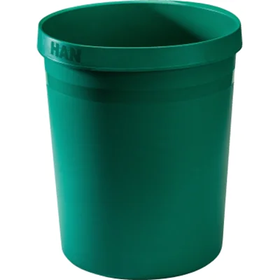 HAN Papierkorb GRIP KARMA 31,2 x 35 cm (Ø x H) 18l Kunststoff, 80-100 % Rezyklat Farbe: öko-grün 1 Sortierfach