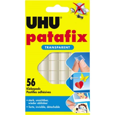 UHU patafix doppelseitige Klebepads 1.2 x 1.2 cm 56 St. 48815