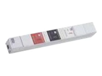 Bachmann Inline PDU Basic - Überspannungsschutz (Rack - einbaufähig) - Wechselstrom 400 V - 3 Phasen - 1U - 1 m Schnur