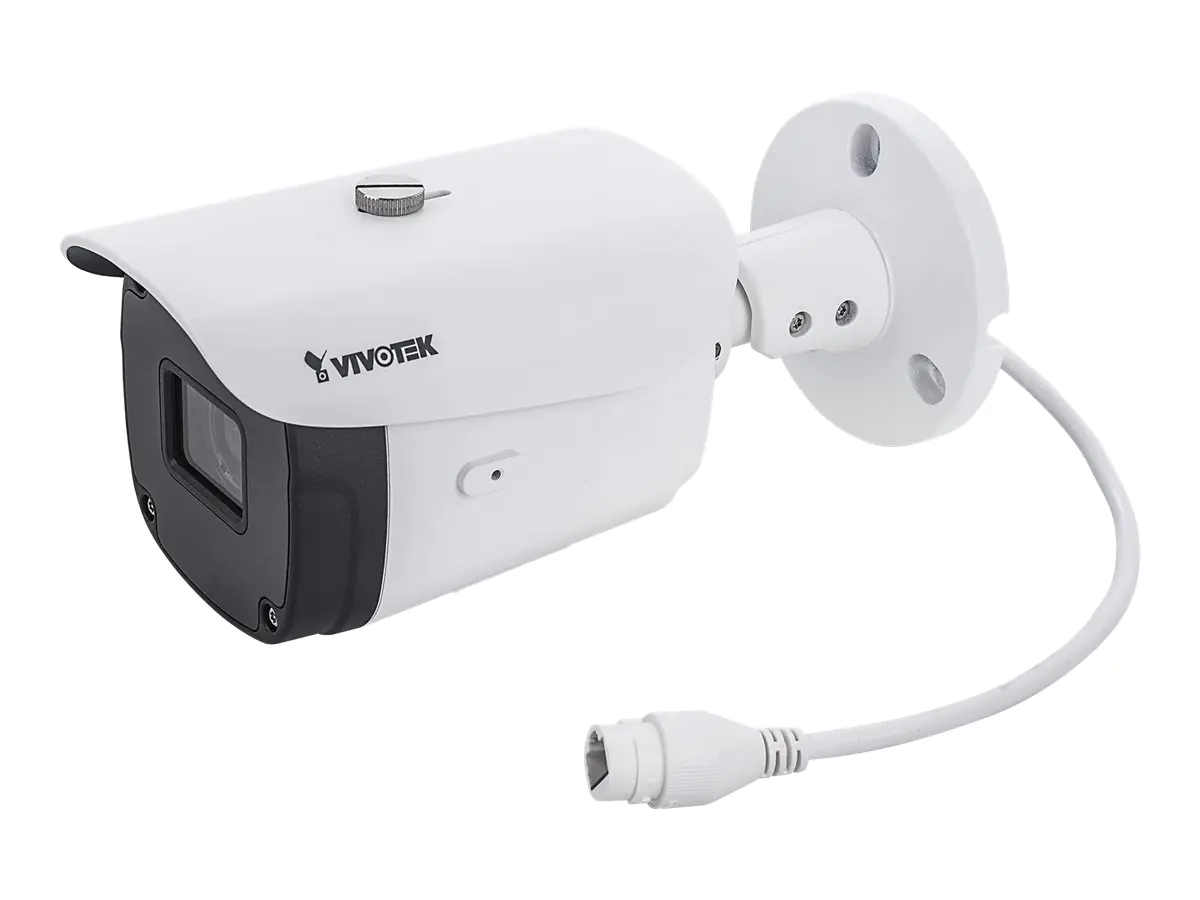 Vivotek IB9368-HT - C Series - Netzwerk-Überwachungskamera - Außenbereich - Vandalismussicher / Wetterbeständig - Farbe (Tag&Nacht) - 2 MP - 1920 x 1080 - 1080p - Automatische Irisblende - motorbetrieben - LAN 10/100 - MJPEG, H.264, H.265 - DC 12 V / PoE