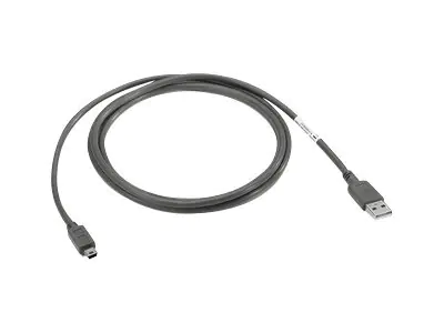 Zebra USB/Client Communication Cable - USB-Kabel - USB (M) zu Mini-USB, Typ B (M) - für Zebra MC1000, MC3000, MC3090, MC3190, MC3200, MC55, MC5574, MC5590, MC67, MC70, MC75