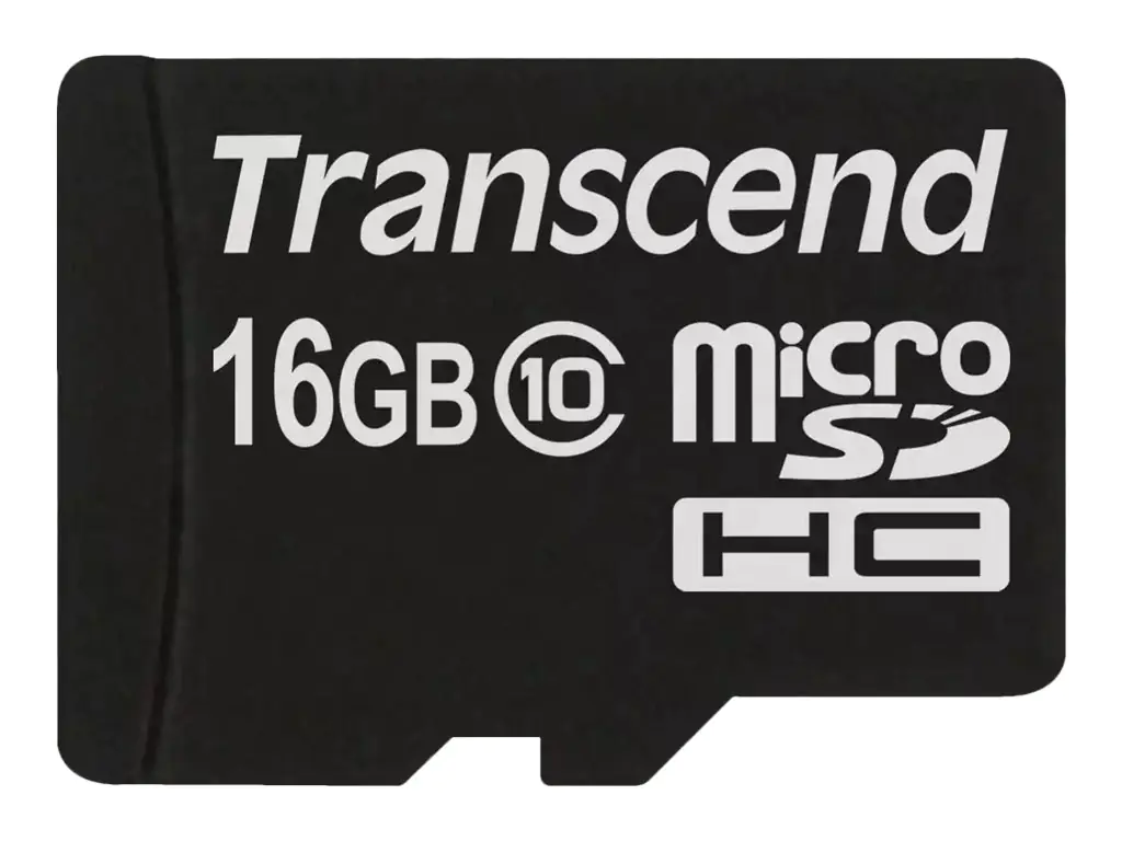 Transcend - Flash-Speicherkarte - 16 GB - Class 10 - microSDHC