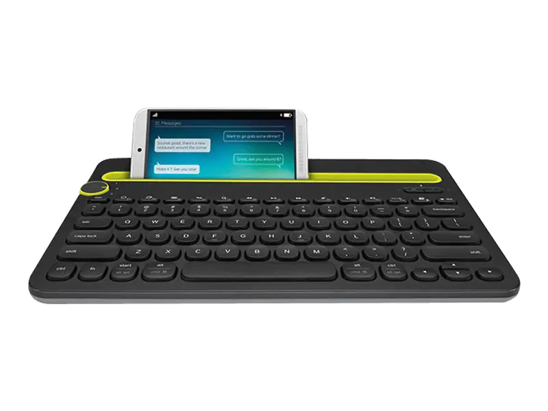 Logitech Multi-Device K480 - Tastatur - kabellos - Bluetooth - Deutsch - Schwarz