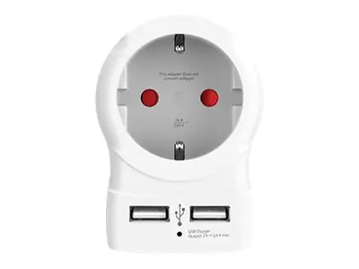 SKROSS Netzteil - 12 Watt - 2.4 A (2 x USB) 1500282