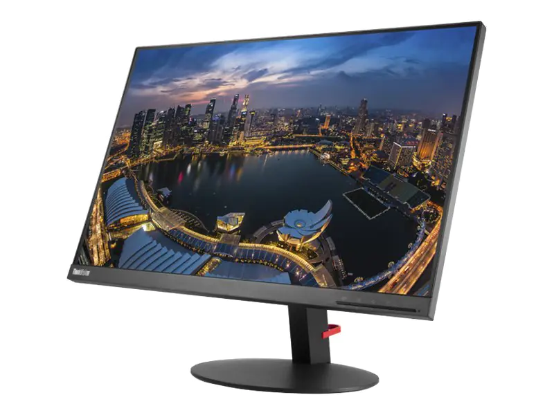 Lenovo ThinkVision T24d-10 - LED-Monitor - 61 cm (24") (24" sichtbar) - 1920 x 1200 WUXGA - IPS - 300 cd/m² - 1000:1 - 7 ms - HDMI, VGA, DisplayPort - Schwarz