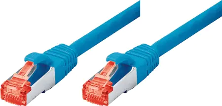 exertis Connect - Patch-Kabel - RJ-45 (M) zu RJ-45 (M) - 2 m - SSTP-Kabel - CAT 6 - halogenfrei - Blau
