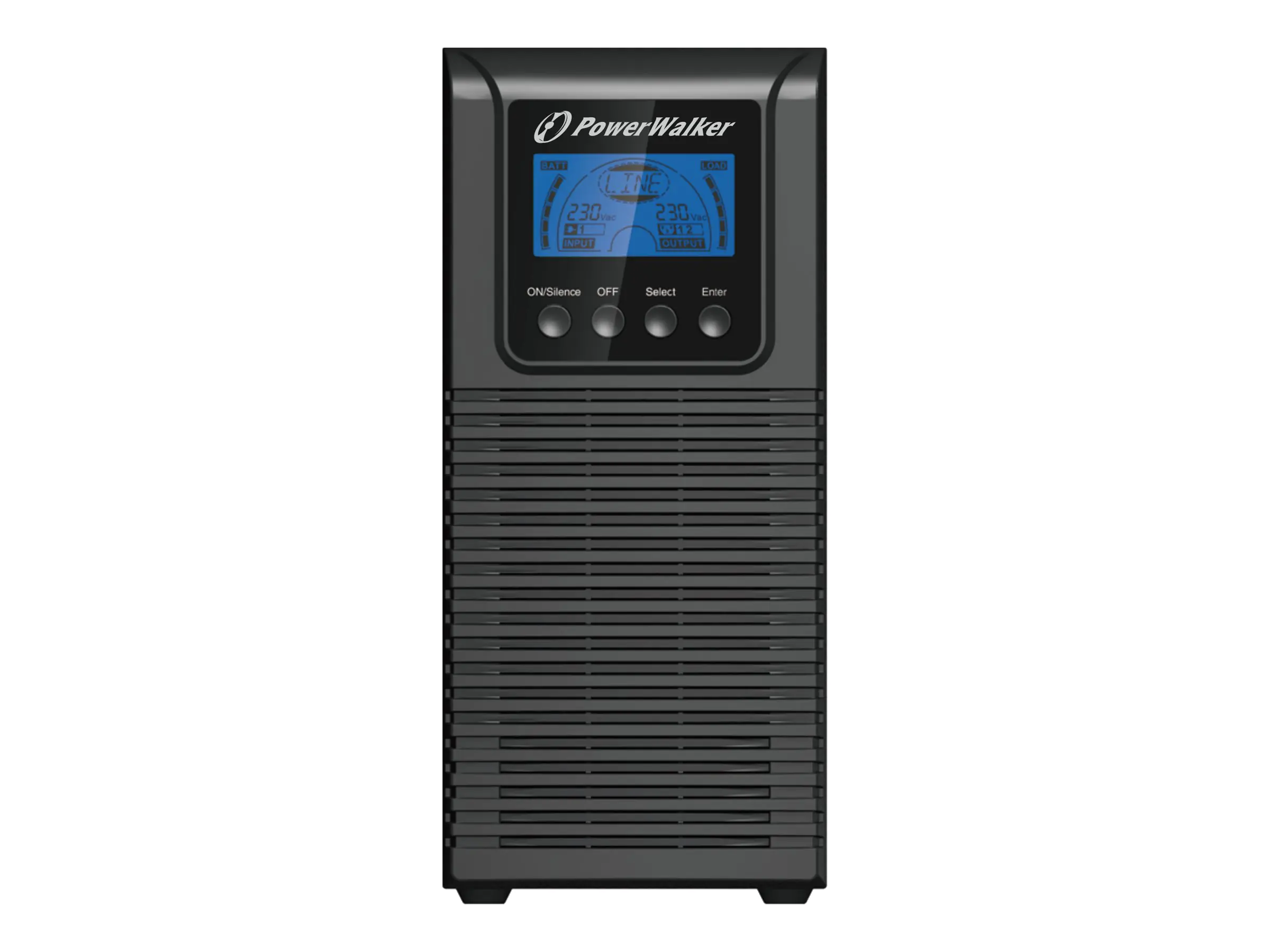 PowerWalker VFI 1000 TGS - USV - Wechselstrom 176 - 300 V - 900 Watt - 1000 VA - ohne Batterie - RS-232, USB - Ausgangsanschlüsse: 3