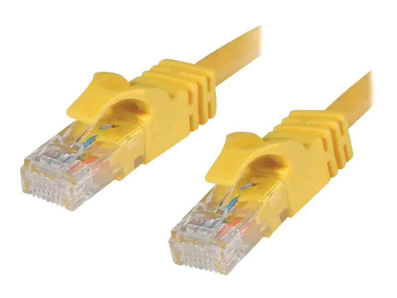 C2G Cat6 Booted Unshielded (UTP) Network Patch Cable - Patch-Kabel - RJ-45 (M) zu RJ-45 (M) - 10 m - UTP - CAT 6 - geformt, ohne Haken, verseilt - Gelb