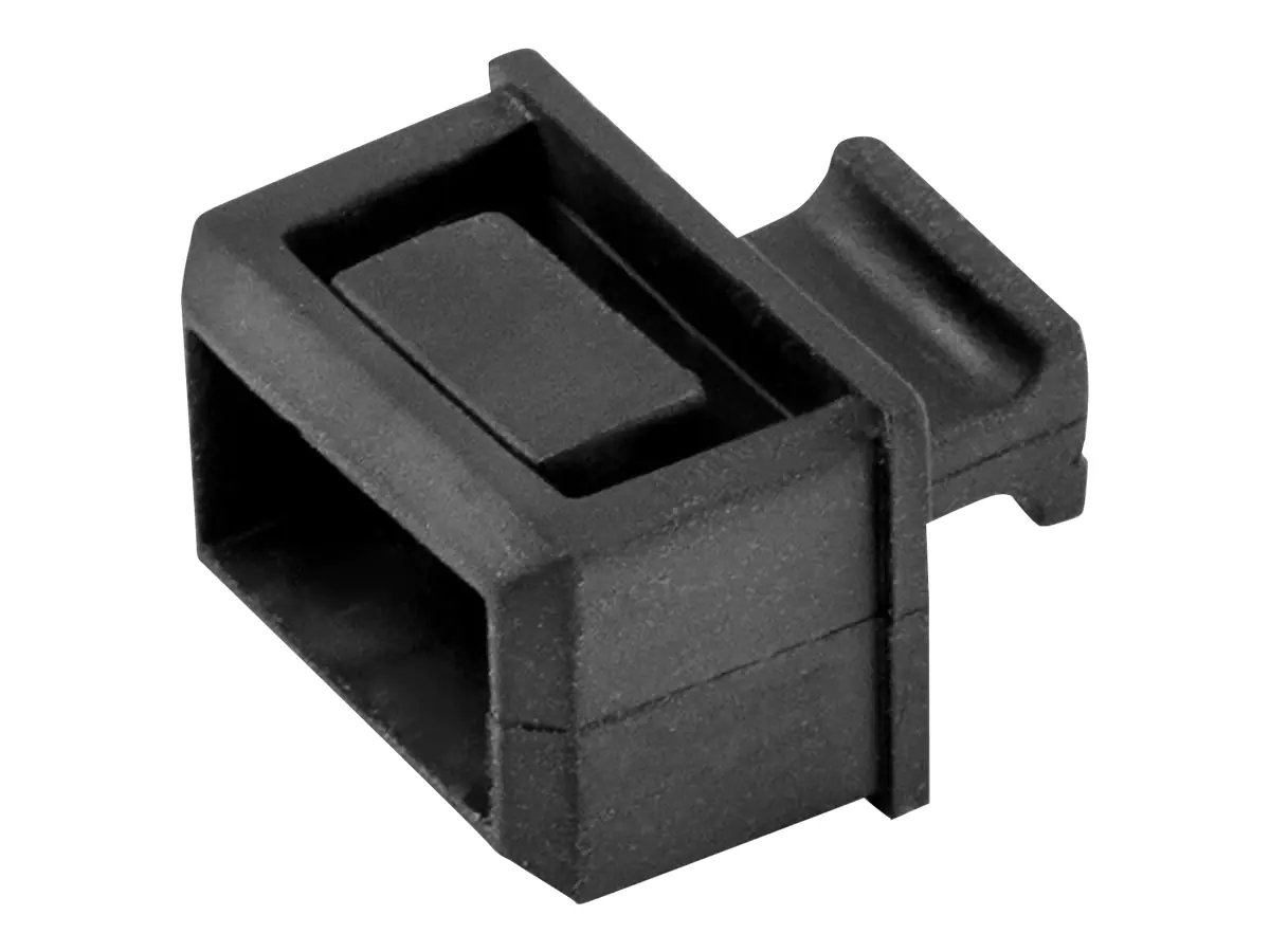 StarTech Staubschutzkappen für SFP - LWL SFP+ Schutzkappe - 10 Stück - Schutzumschlag - Schwarz (Packung mit 10)