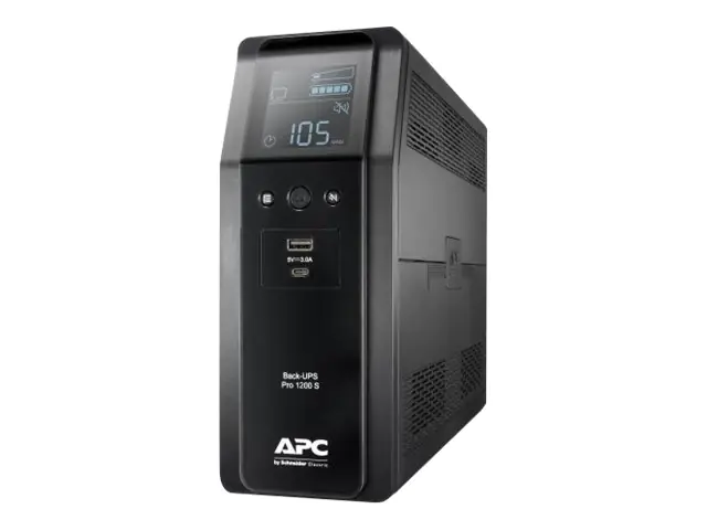 APC Back-UPS Pro BR1200SI - USV - Wechselstrom 220-240 V - 720 Watt - 1200 VA - USB - Ausgangsanschlüsse: 8 - Schwarz