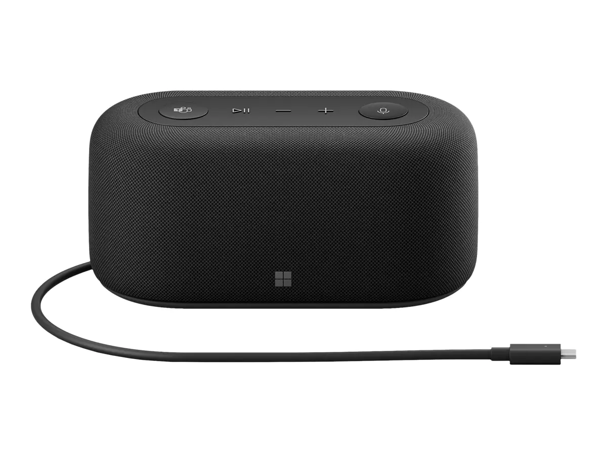 Microsoft Audio Dock - Freisprecheinrichtung / Dockingstation - kabelgebunden - USB-C - mattschwarz - Zertifiziert für Microsoft Teams