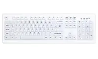 Active Key MedicalKey AK-C8100 Sanitizable - Tastatur - USB - Schweiz - weiß