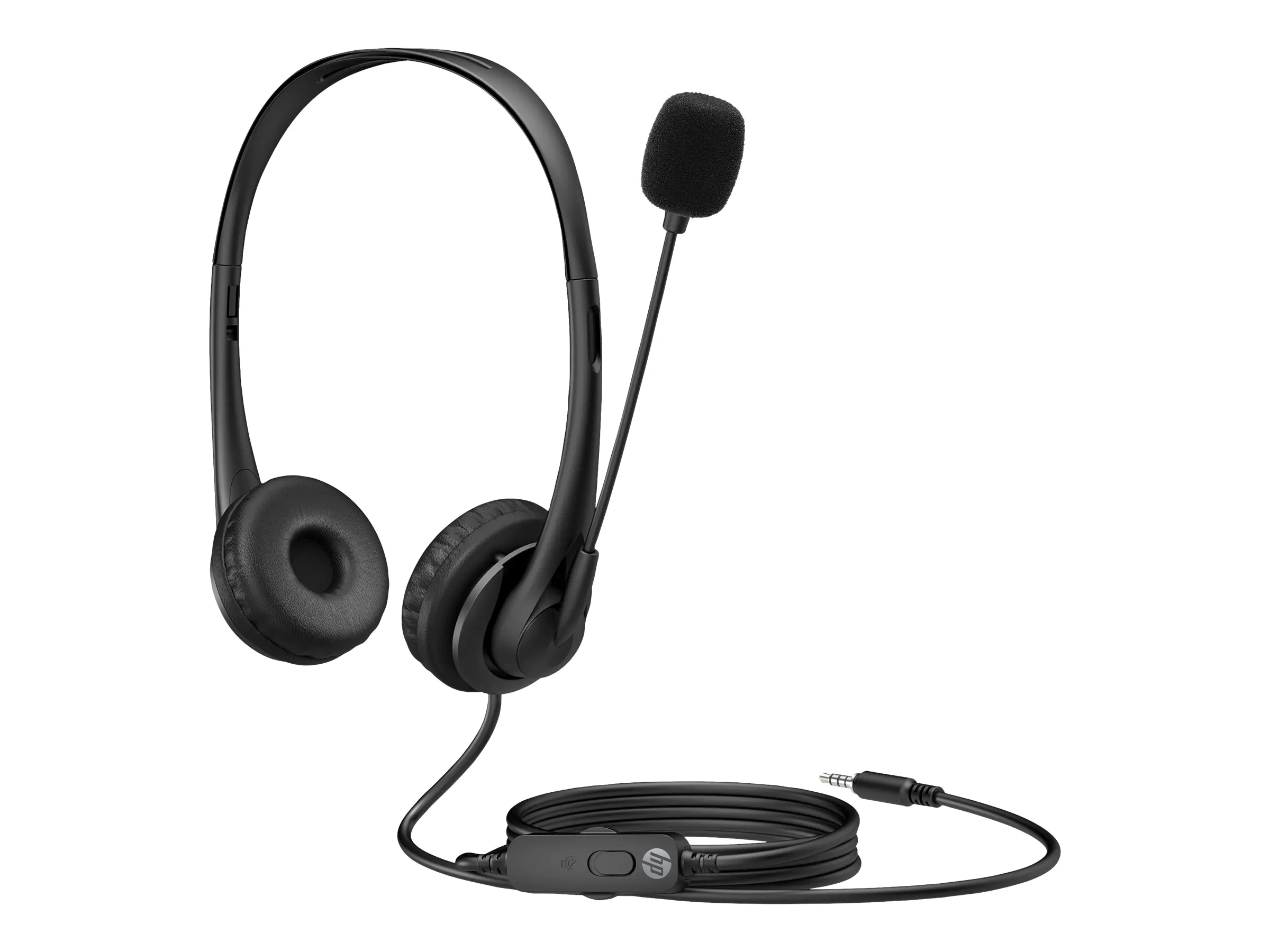 HP G2 - Headset - On-Ear - kabelgebunden - 3,5 mm Stecker - nachtschwarz - für HP 245 G9, 256 G8, 25X G9; EliteBook 1040 G9, 64X G9, 65X G9; ProBook 44X G9, 45X G9