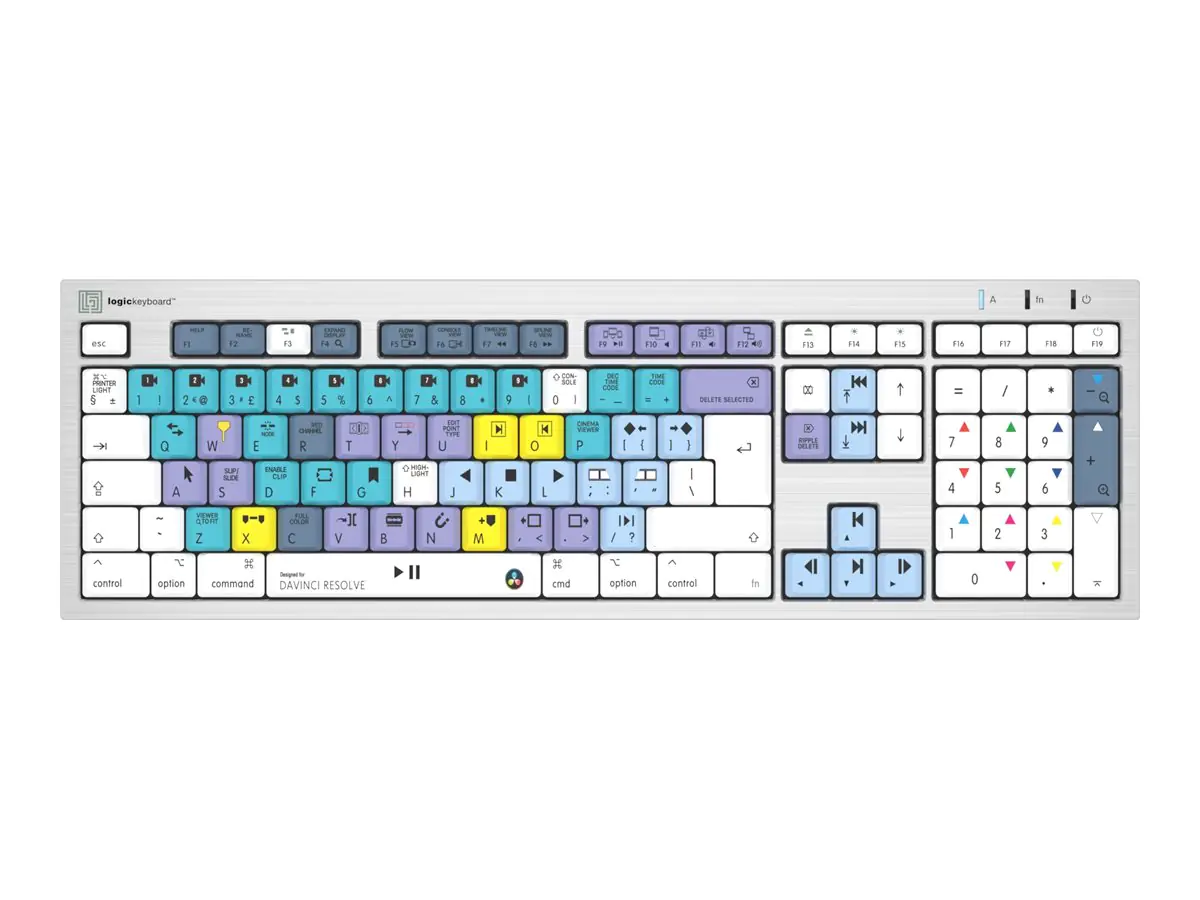 Logickeyboard DaVinci Resolve ALBA Slimline - Tastatur