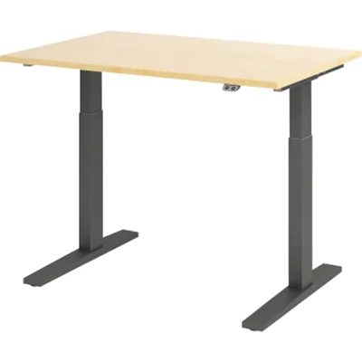 Hammerbacher Schreibt. VXMKA12/3/G el.120x80cm graphit/ahorn