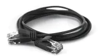 WANTEC 7316 - 3 m - Cat6a - U/UTP (UTP) - RJ-45 - RJ-45 - Schwarz