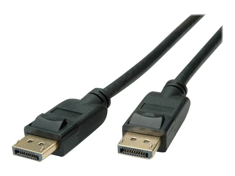 Roline - DisplayPort-Kabel - DisplayPort (M) bis DisplayPort (M) - DisplayPort 1.4 - 3 m - 4K Unterstützung - Schwarz