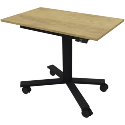 NowyStyl Schreibtisch eModel 2.0 MINI Maße: 900 x 640-1.100 x 550 mm (B x H x T) Holz natural hickory