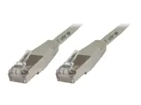 MicroConnect - Netzwerkkabel - RJ-45 (M) zu RJ-45 (M) - 5 m - SSTP-Kabel - CAT 6 - halogenfrei, verseilt - Grau