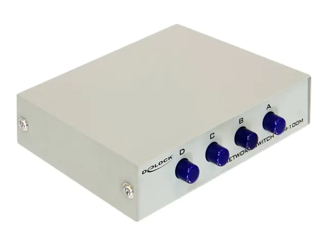 DeLock - Switch - 4 x 10/100 - Desktop