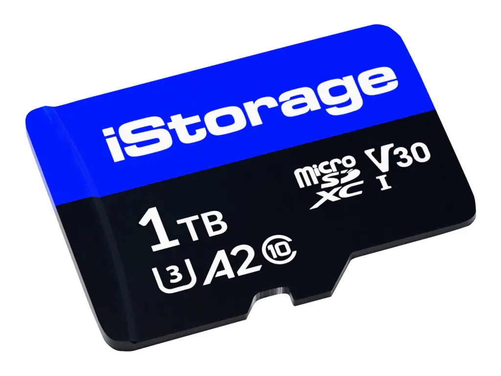 iStorage Flash-Speicherkarte - 1 TB - A2 / Video Class V30 / UHS-I U3 / Class10 - microSDXC