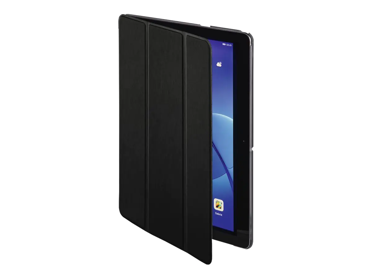 Hama "Fold Clear" - Essential - Flip-Hülle für Tablet - Polyurethan - Schwarz - 9.6" - für