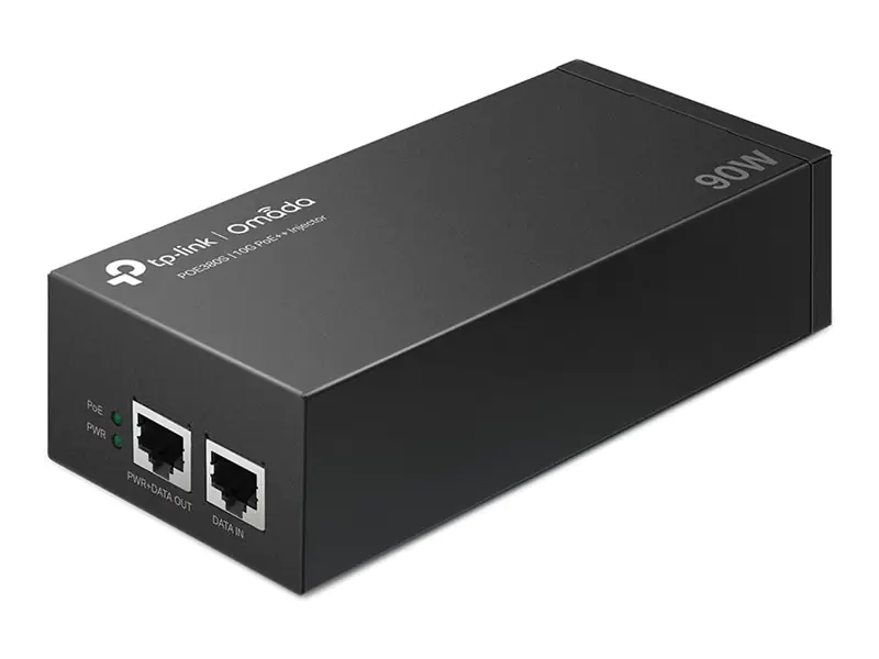 TP-Link Omada POE380S V1 - Power Injector - 10G - Wechselstrom 100-240 V - 90 Watt - Ausgangsanschlüsse: 1