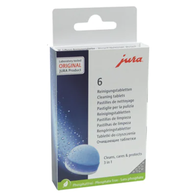 JURA Reinigungstablette 3-Phasen Kaffeevollautomaten 6 St./Pack.