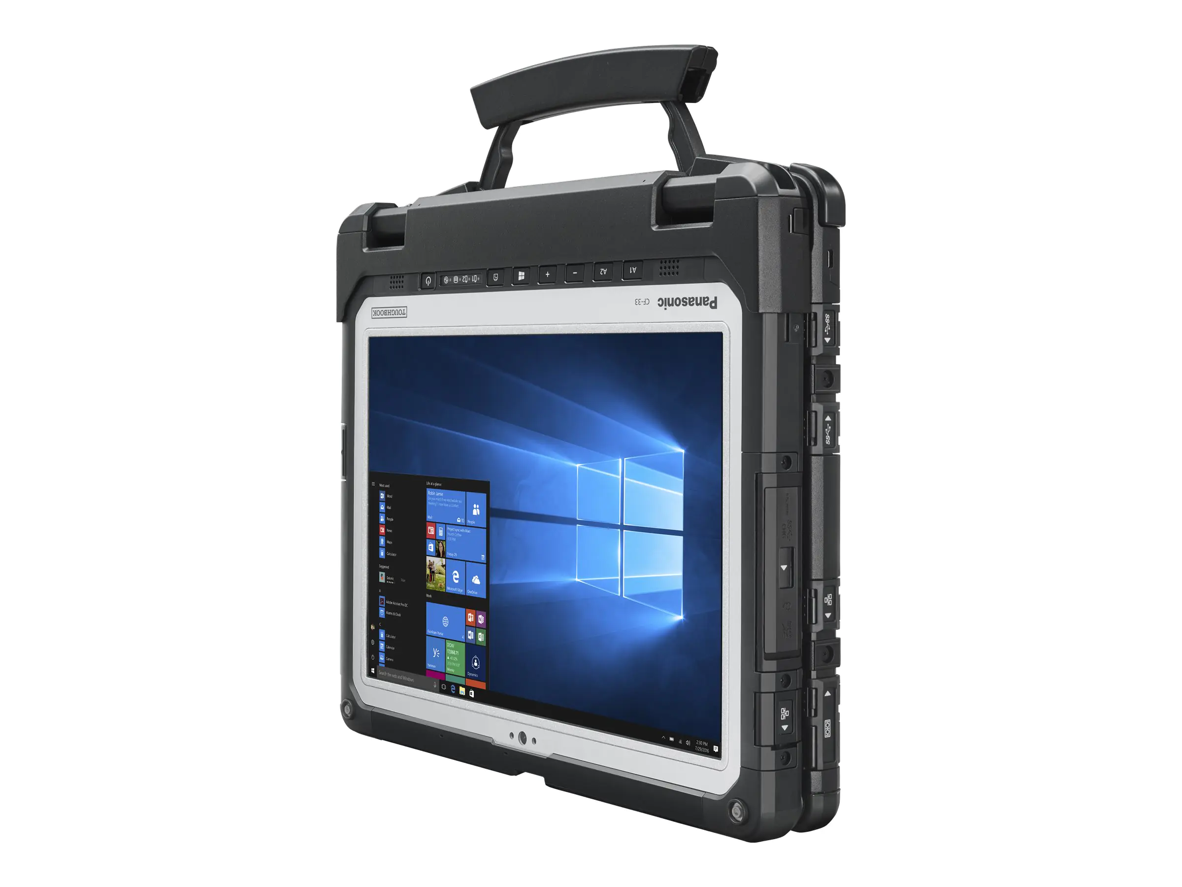 Panasonic Toughbook CF-33 - Robust - Tablet - Intel Core i5 10310U - Win 11 Pro - UHD Graphics - 16 GB RAM - 512 GB SSD NVMe, TCG Opal Encryption - 30.5 cm (12") Touchscreen 2160 x 1440 (QHD) - Wi-Fi 6 - 4G LTE