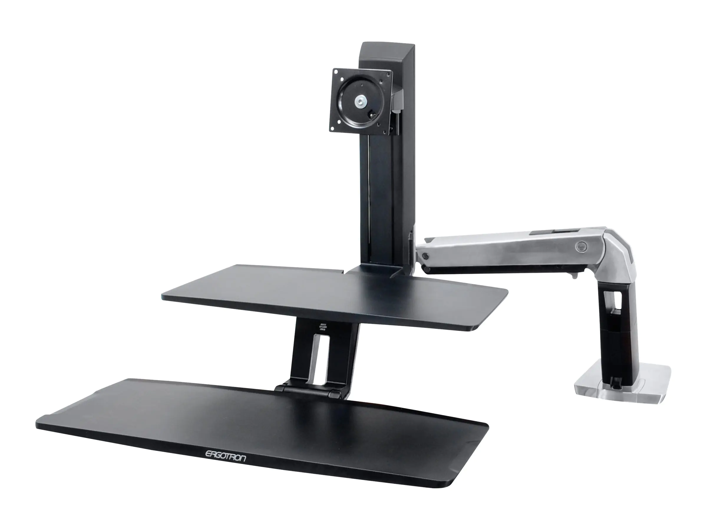 Ergotron WorkFit-A with Suspended Keyboard, Single LD Standing Desk - Aufstellung - für LCD-Di